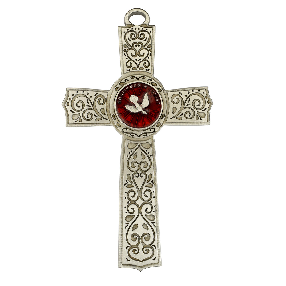 Filigree Pewter Confirmation Wall Cross