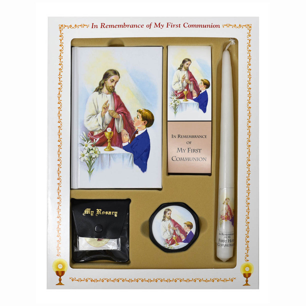 Boy's Cathedral Edition 1st Mass Book Deluxe Gift Set - 808/38B