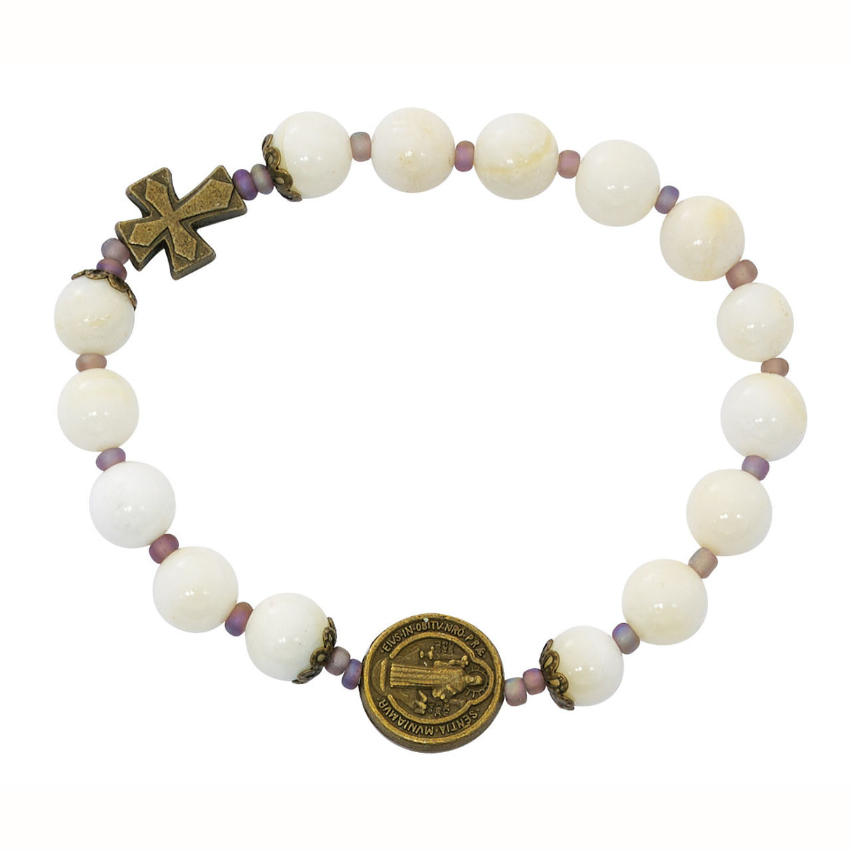 Creame River Pearl St Benedict Stretch Bracelet BR964C