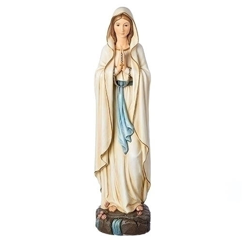 17 inch Our Lady of Lourdes Renaissance Statue