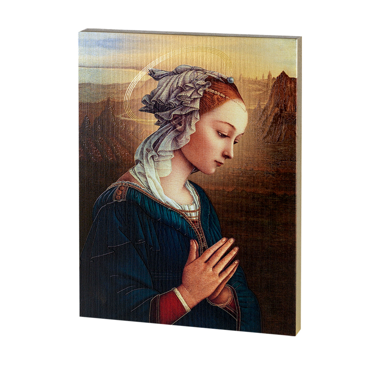 Lippi Madonna Embossed Icon Plaque