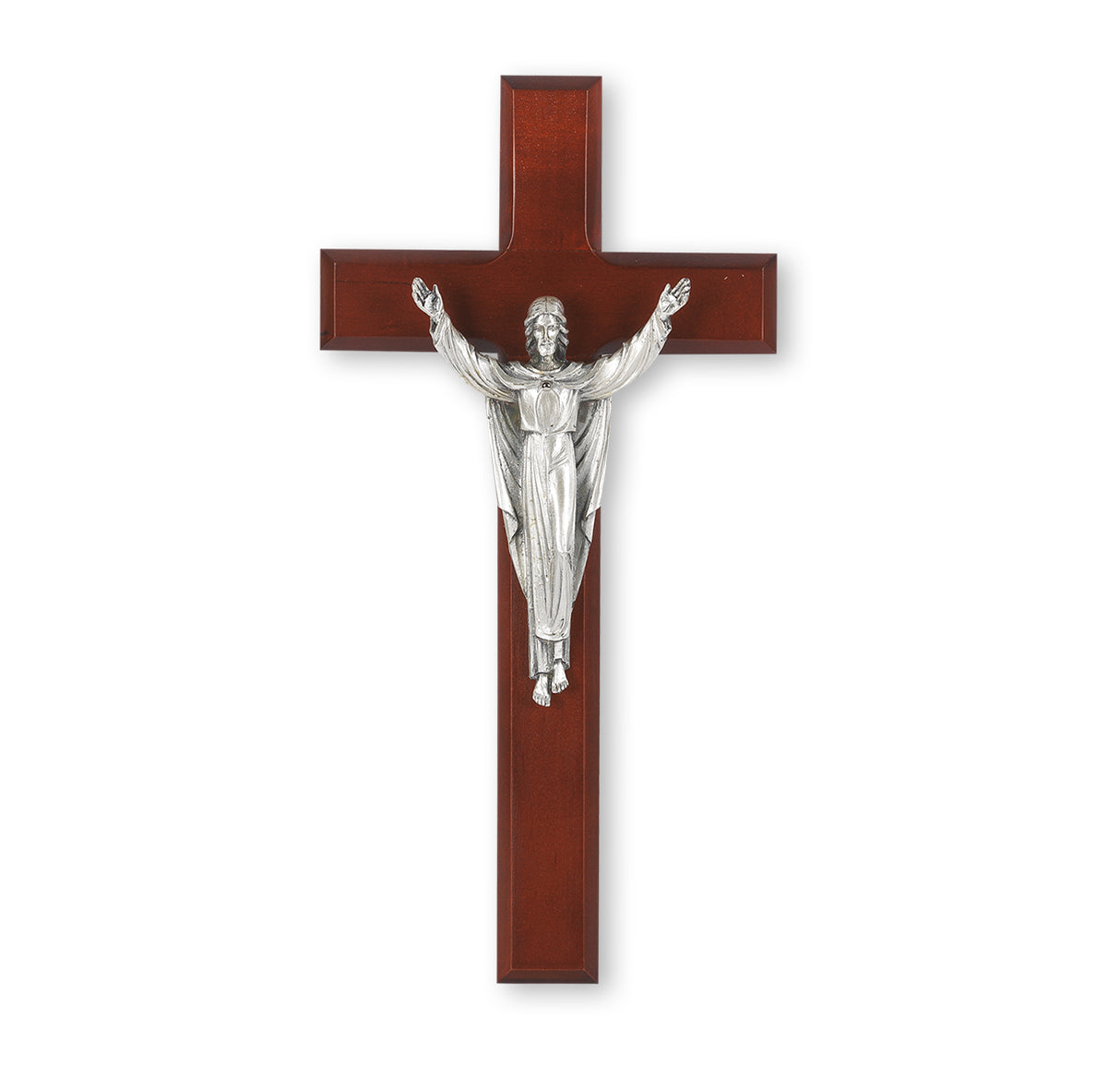 11 inch Risen Christ Cherry Crucifix