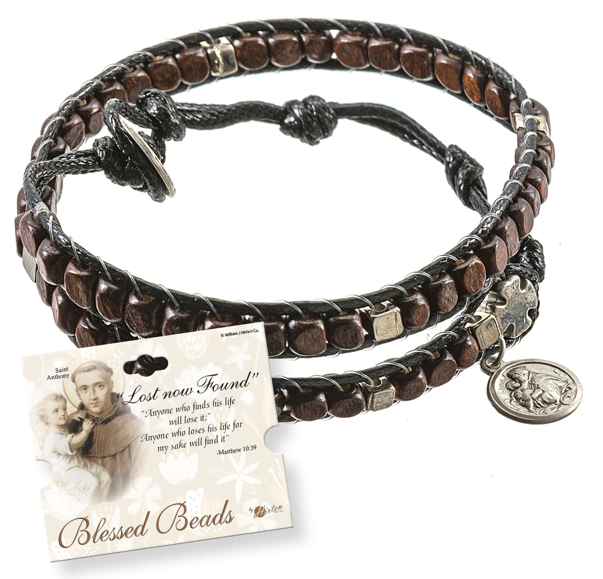 Lost Now Found St Anthony Wrap Bracelet