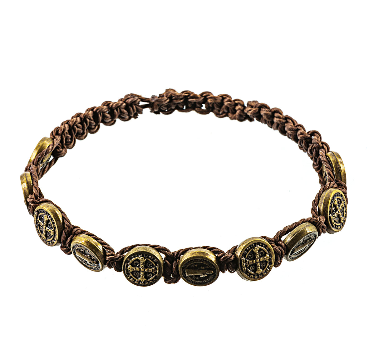 Protection St Benedict Cord Bracelet