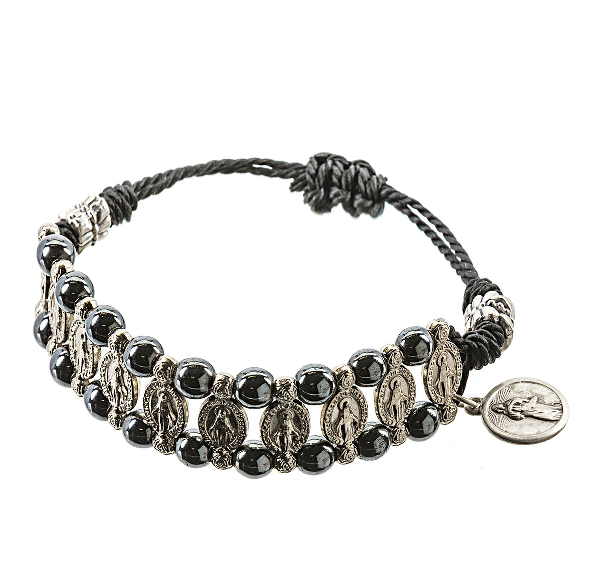 Uplifting Miraculous Medal Double Cord Bracelet
