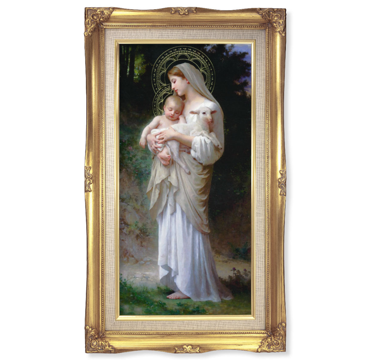11 x 18.5 L'Innocence Gold Frame under Glass