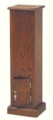 Free Standing Wood Envelope and Offering Box No. 126