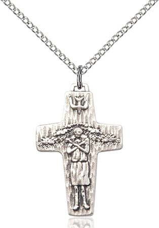 Sterling Silver Pope Francis Papal Pendant 0569SS/18SS
