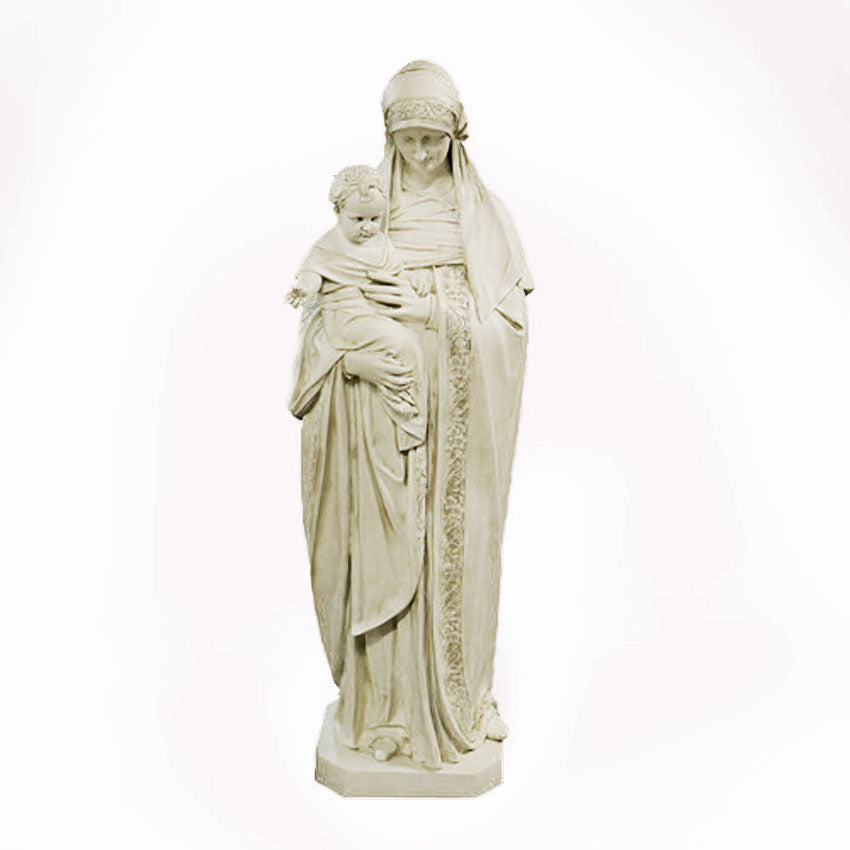 60 inch Bernese Mary & Child Statue (Made to Order)
