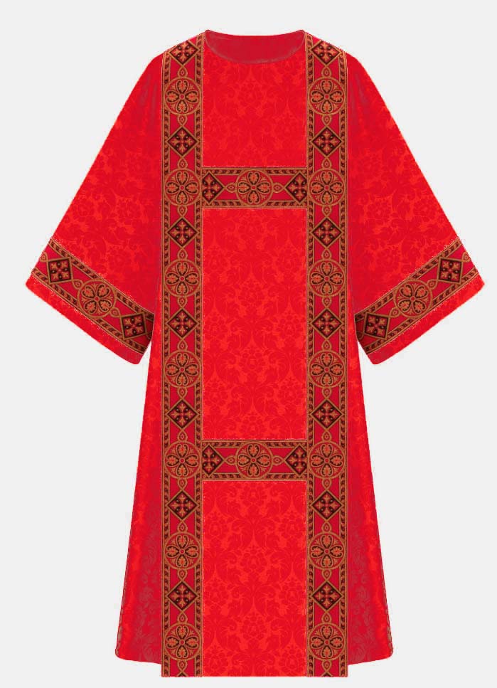 Traditional Duomo Damask Dalmatic 5290