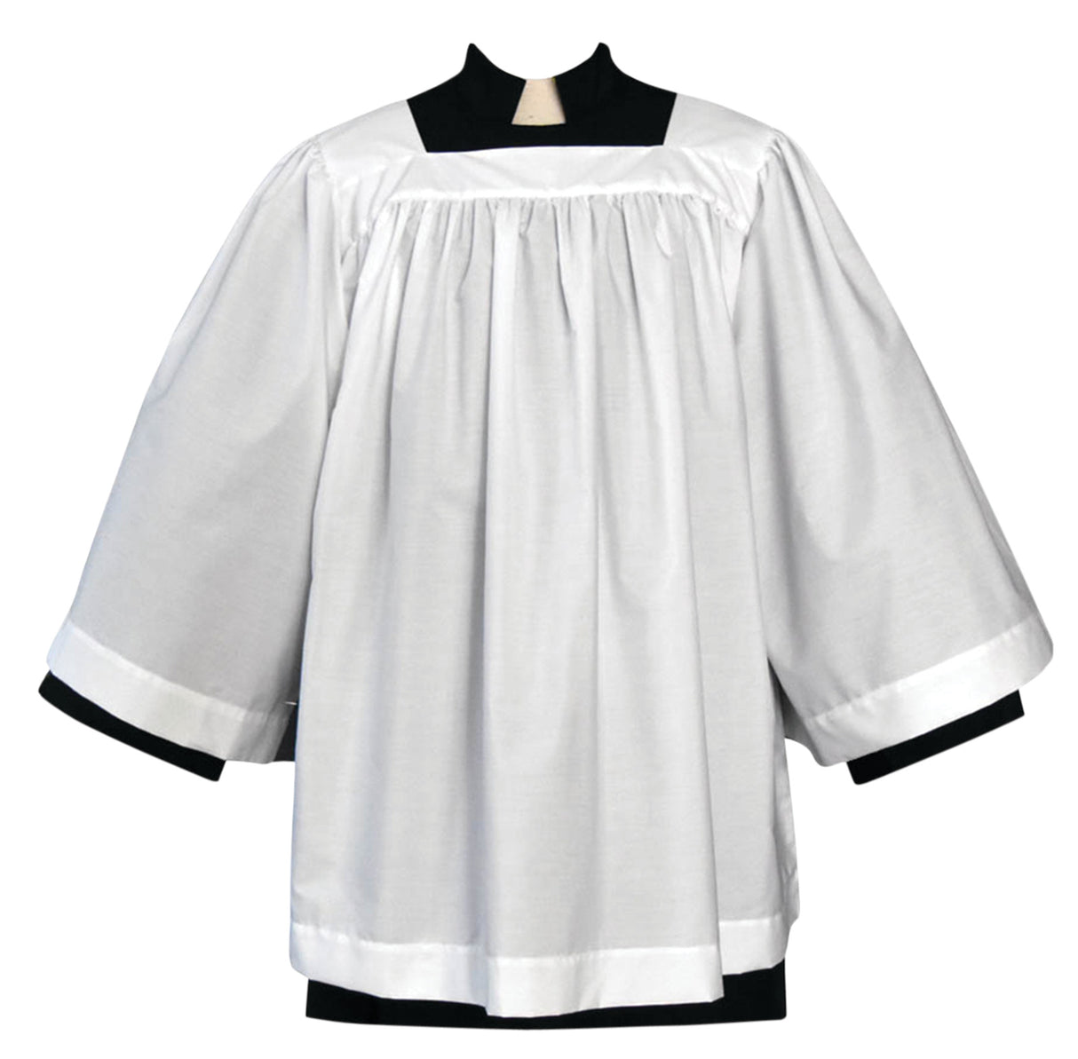 Square Neck Combed Cottn/Poly Surplice 180X