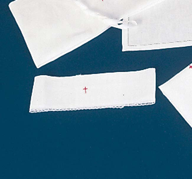 Stole Collar 100% Linen - 3 ct Per Package