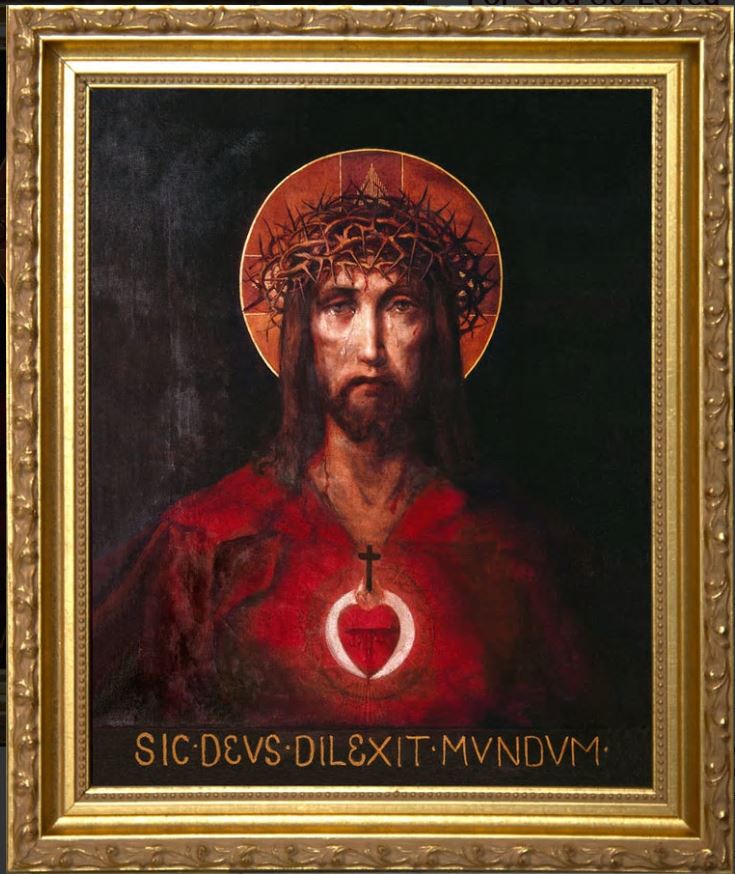 For God So Loved the World 30x40 Framed Canvas