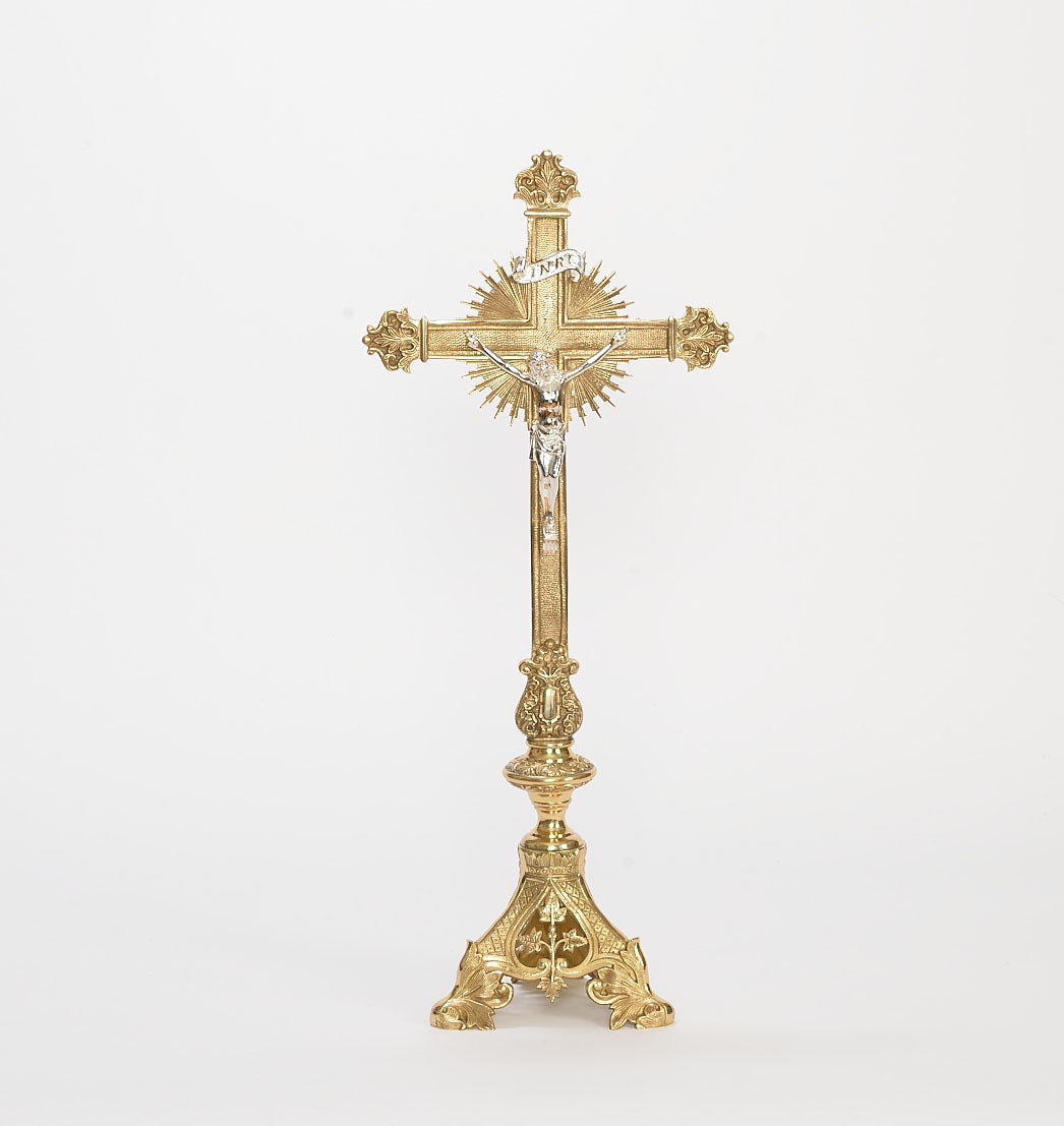 24 inch Traditional Baroque Altar Crucifix H135