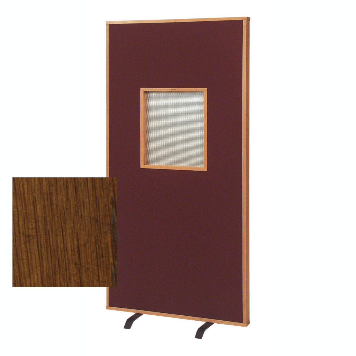 Confessional Screen with Opening in Antique Cherry Finish W176
