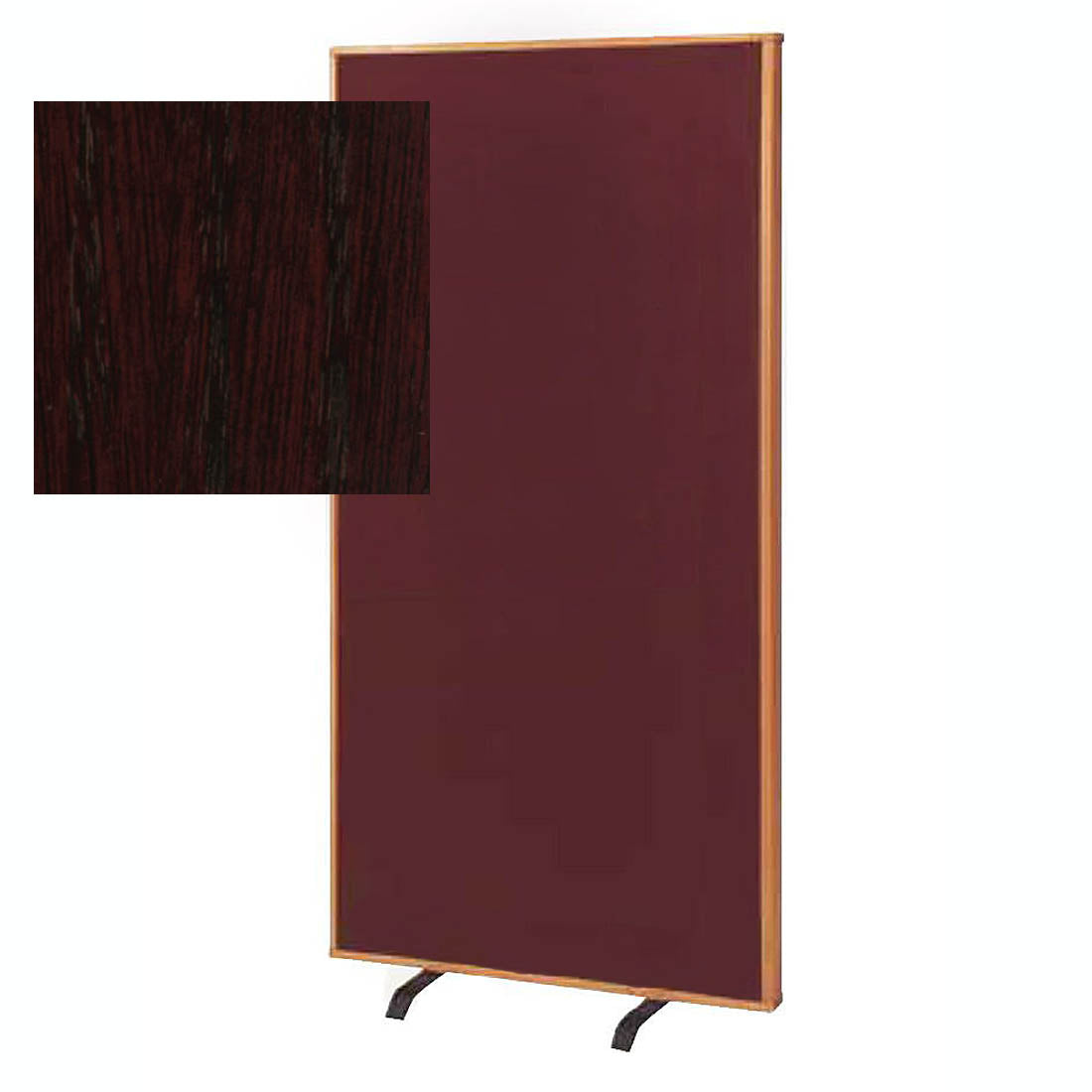 Privacy Screen In Mahogany Wood Finish W175