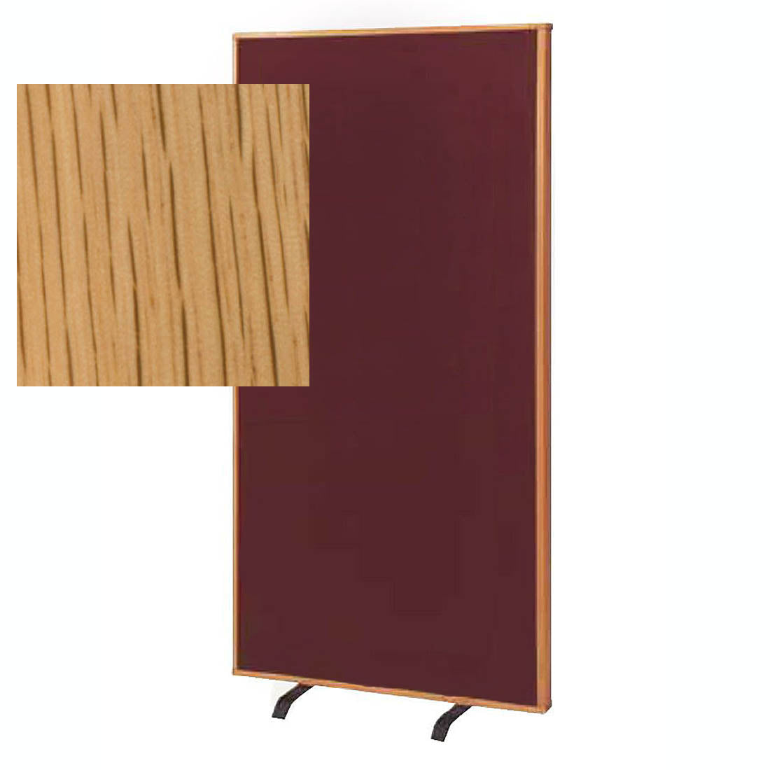 Privacy Screen In Natural Oak Wood Finish W175