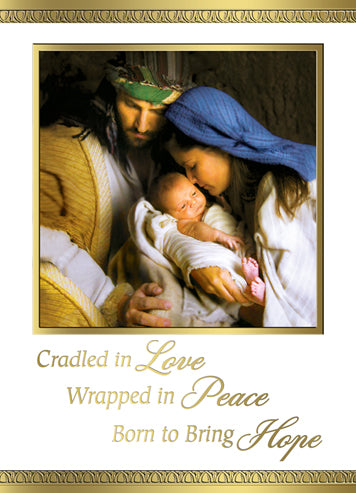 Cradled in Love Boxed Religious Christmas Cards