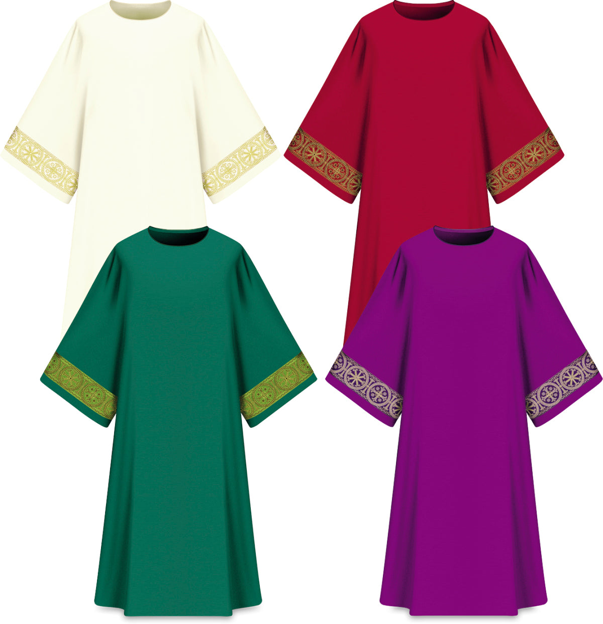 Assisi Dalmatic with Woven Orphrey Sleeves 70701X