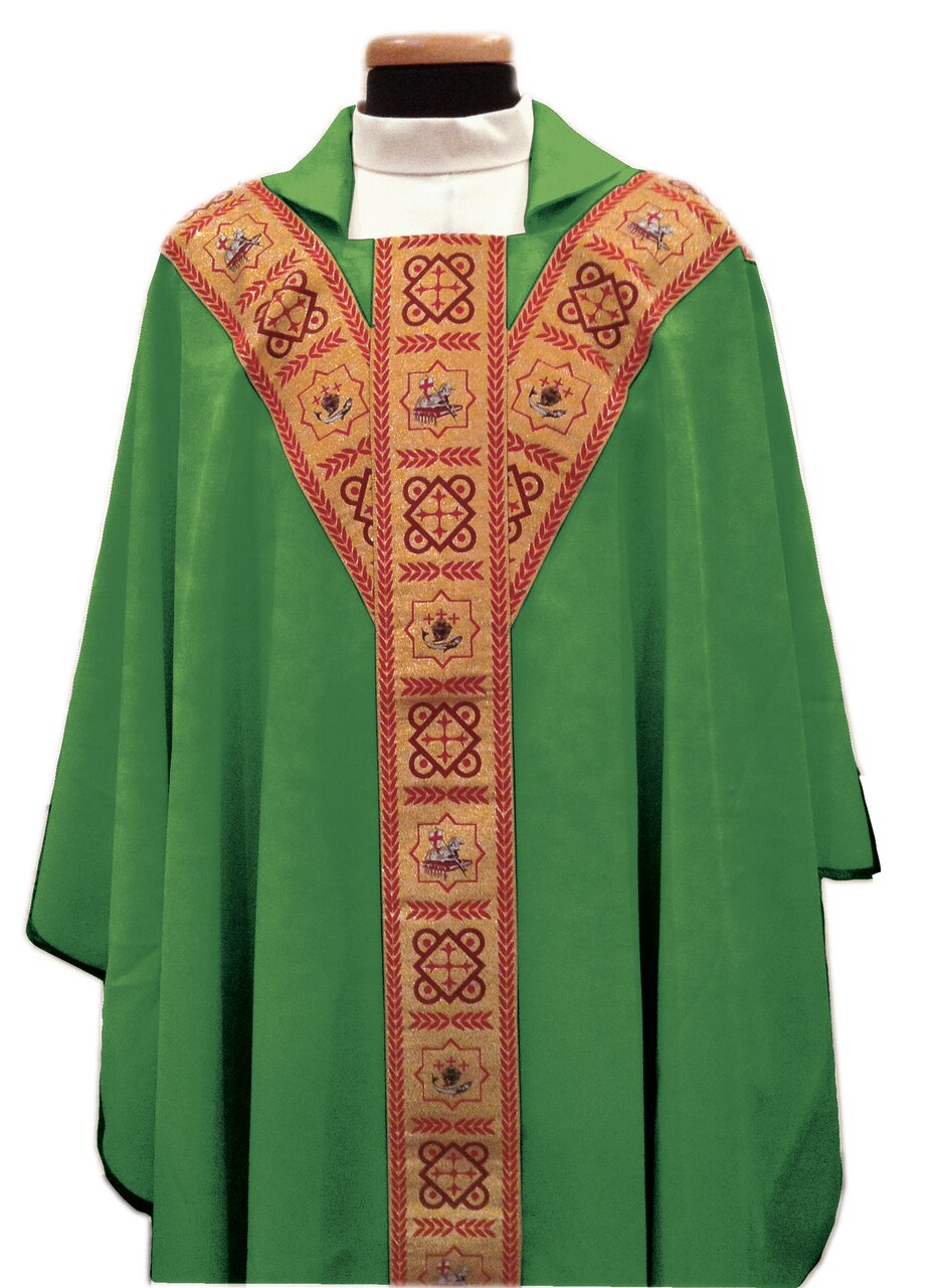 Primavera Chasuble Banded Orphrey 486