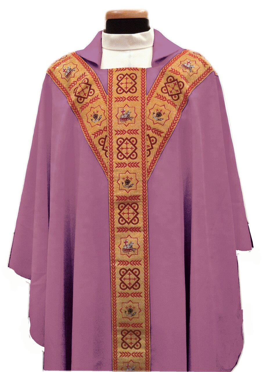 Primavera Chasuble Banded Orphrey 486