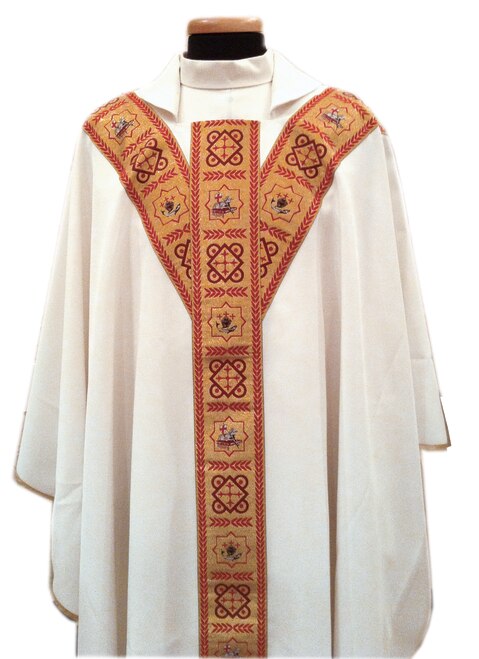 Primavera Chasuble Banded Orphrey 486