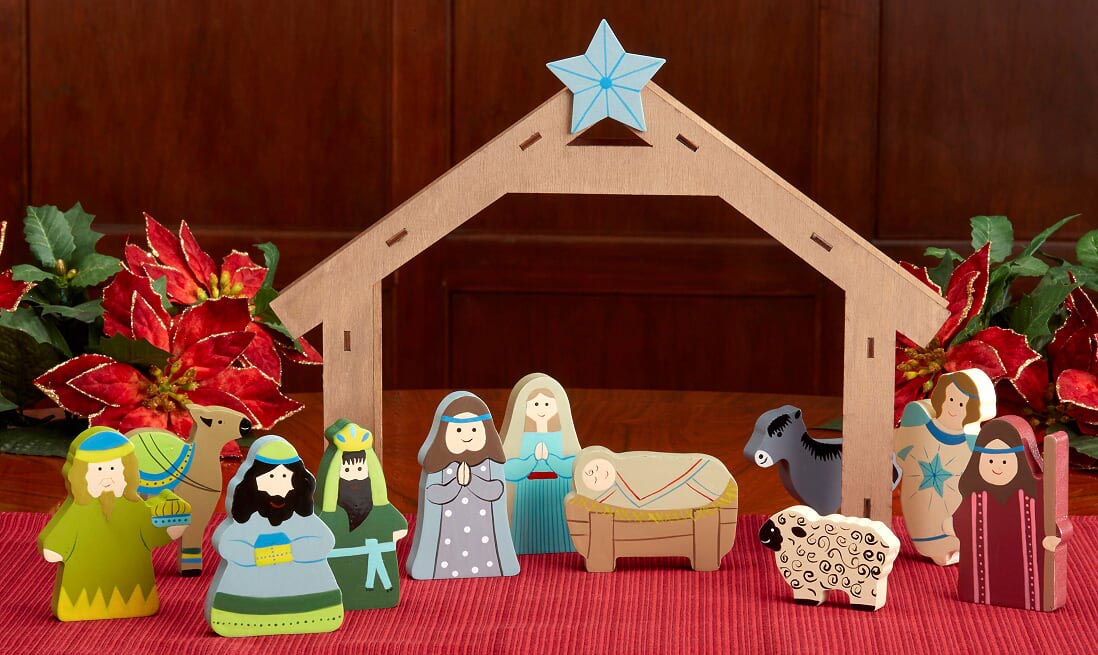 12pc. Childrens Nativity Set RLN095