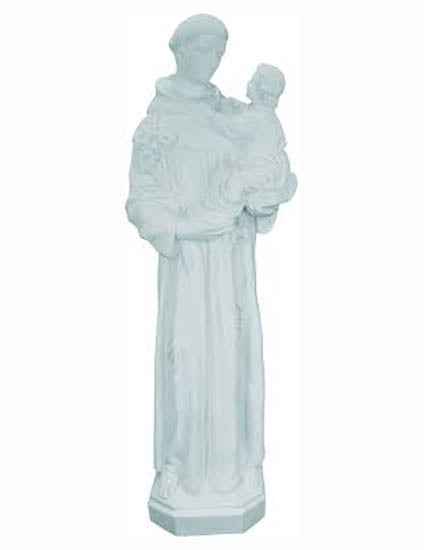 24 inch St Anthony of Padua Granite FInish Statue