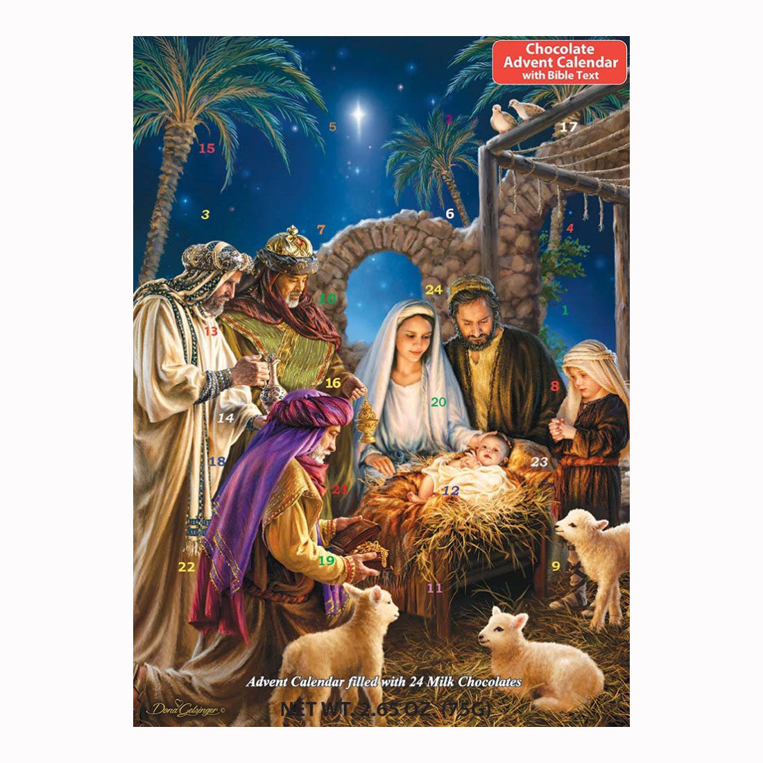 Shining Light Chocolate Advent Calendar