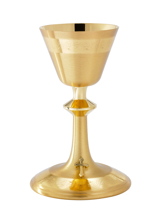Engraved Brushed Finish Chalice A7334G