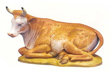 12 inch Scale Seated Ox Fontanini Figure no. 52934