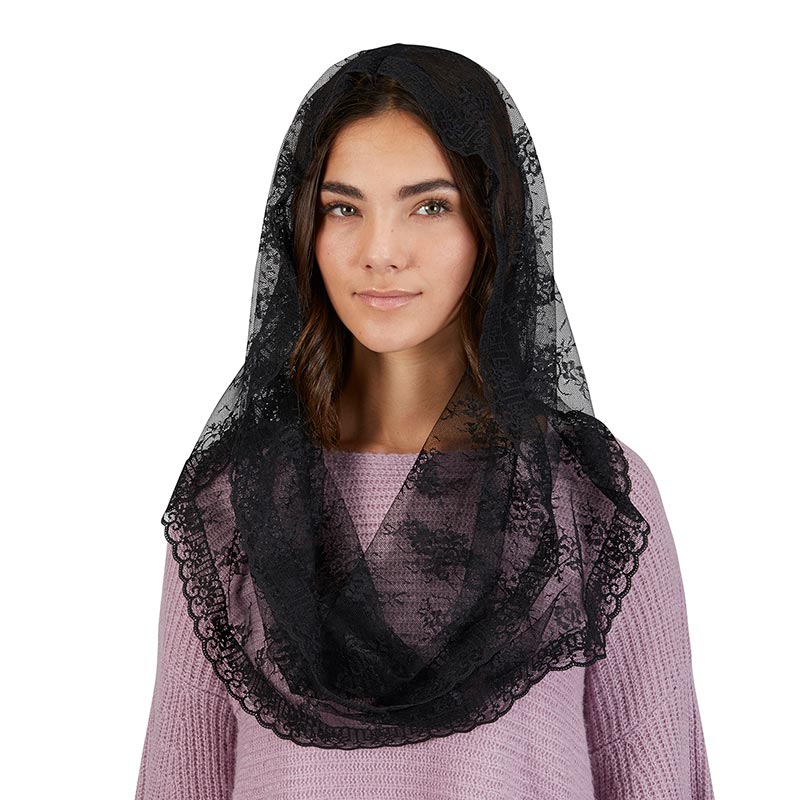 Black Infinity Chapel Veil