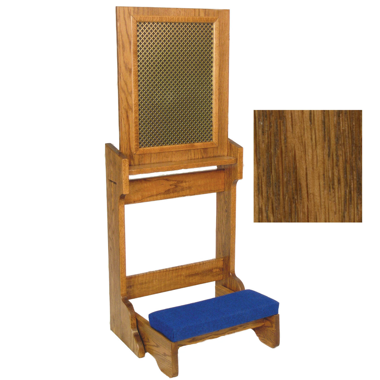 Amber Confessional Prie Dieu with Folding Kneeler 2455