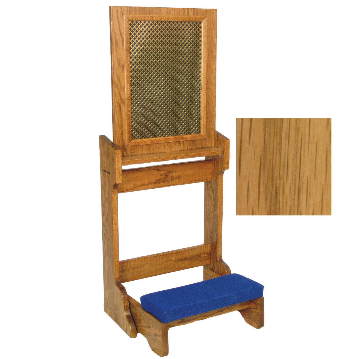 Fruitwood Confessional Prie Dieu with Folding Kneeler 2455