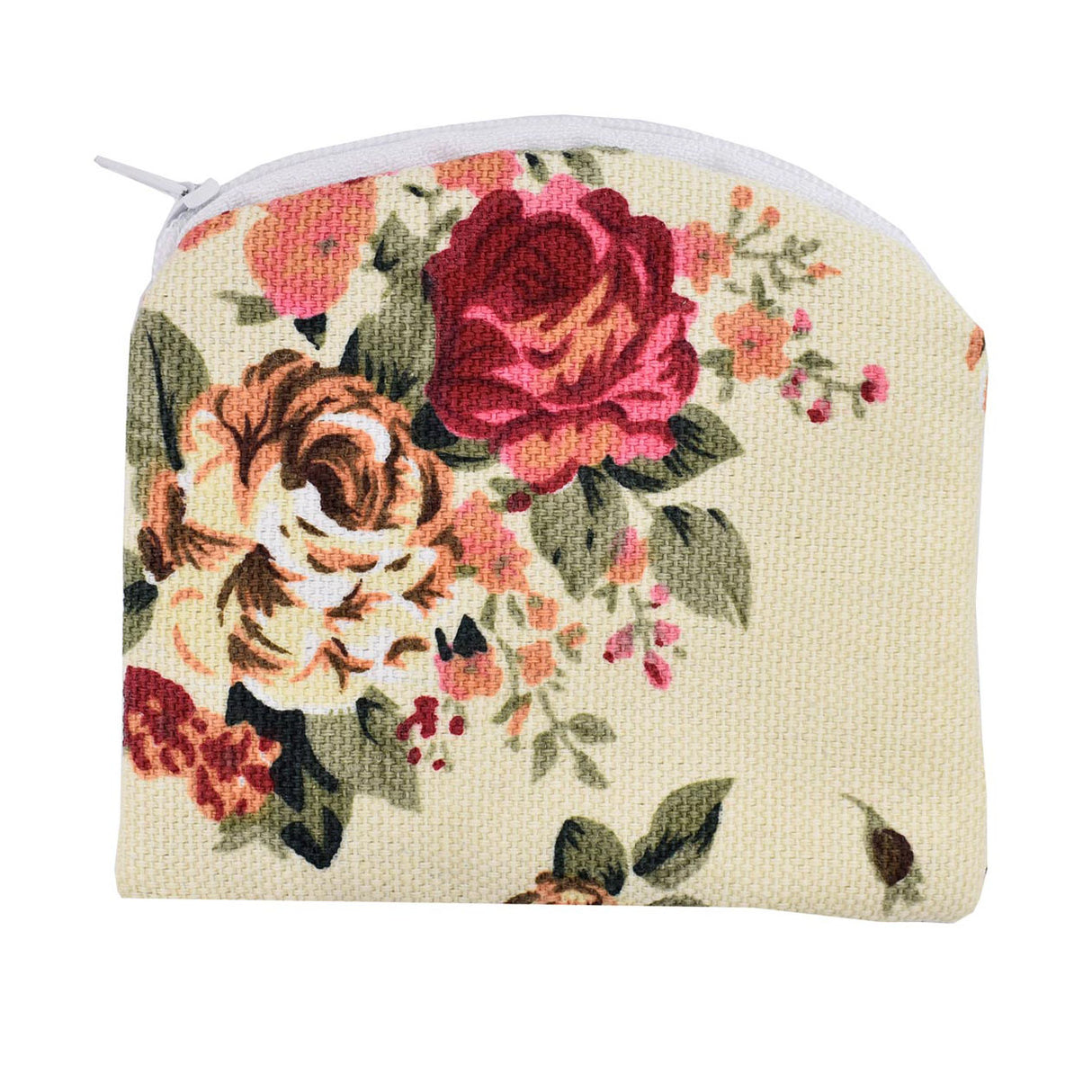 Red Rose Tapestry Rosary Case
