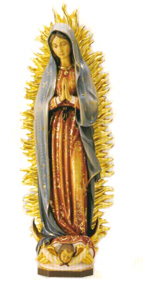 Our Lady of Guadalupe 48 inch Wood Statue - No. 4114