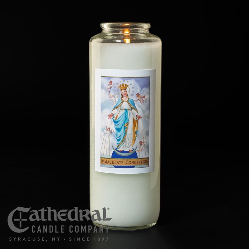 6 day Immaculate Conception Devotional Candle