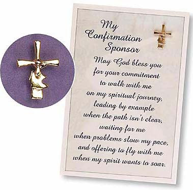 My Confirmation Sponsor Pin & Gift Card