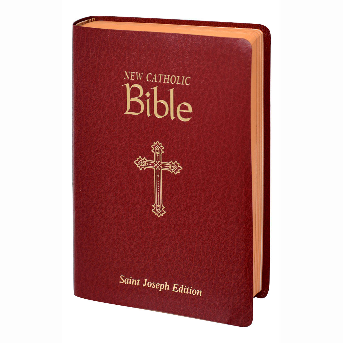 St Joseph New Catholic Bible Burg Imitation Leather 608/10BG