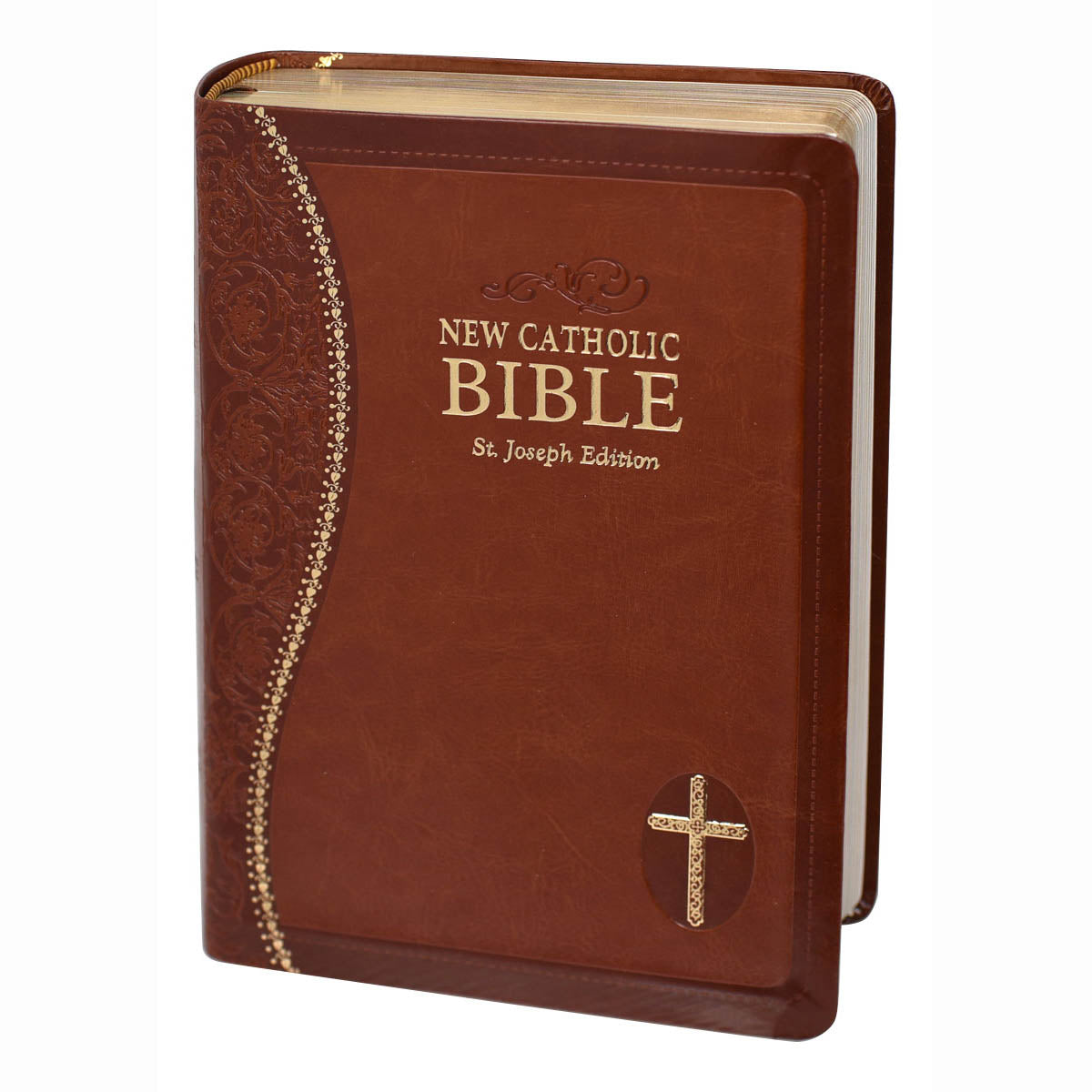 Brown St. Joseph New Catholic Gift Bible 9781953152183