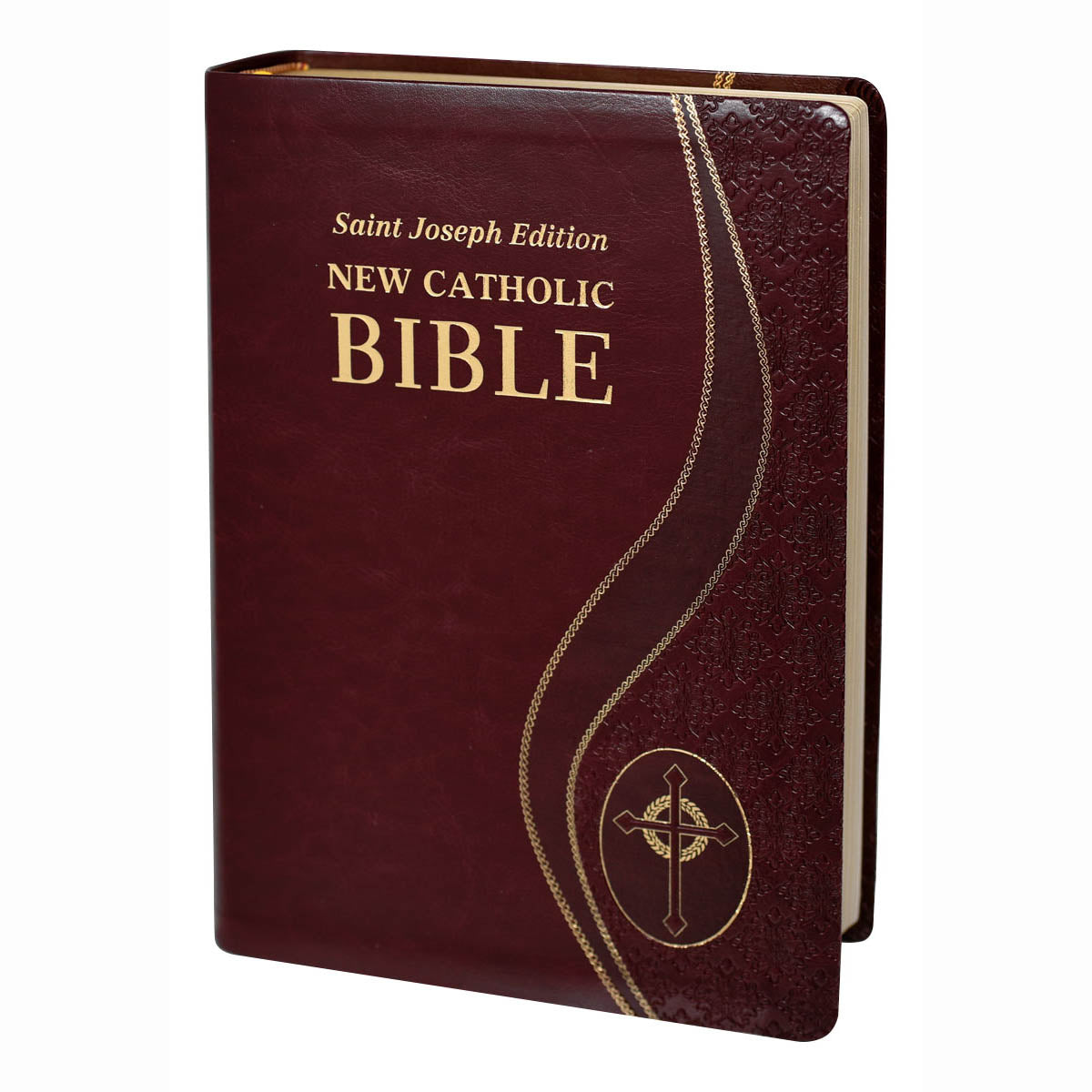 St. Joseph New Catholic Bible Giant Print Burgundy Leather 617/19BG