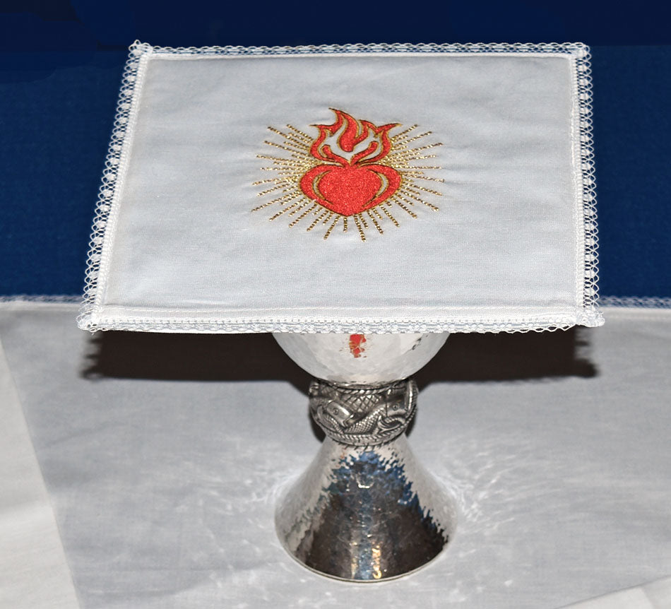 Sacred Heart Chalice Pall 155SH