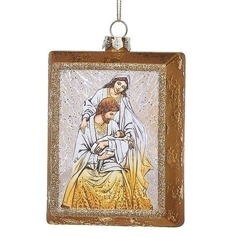 Golden Rectangle Holy Family Ornament 134021