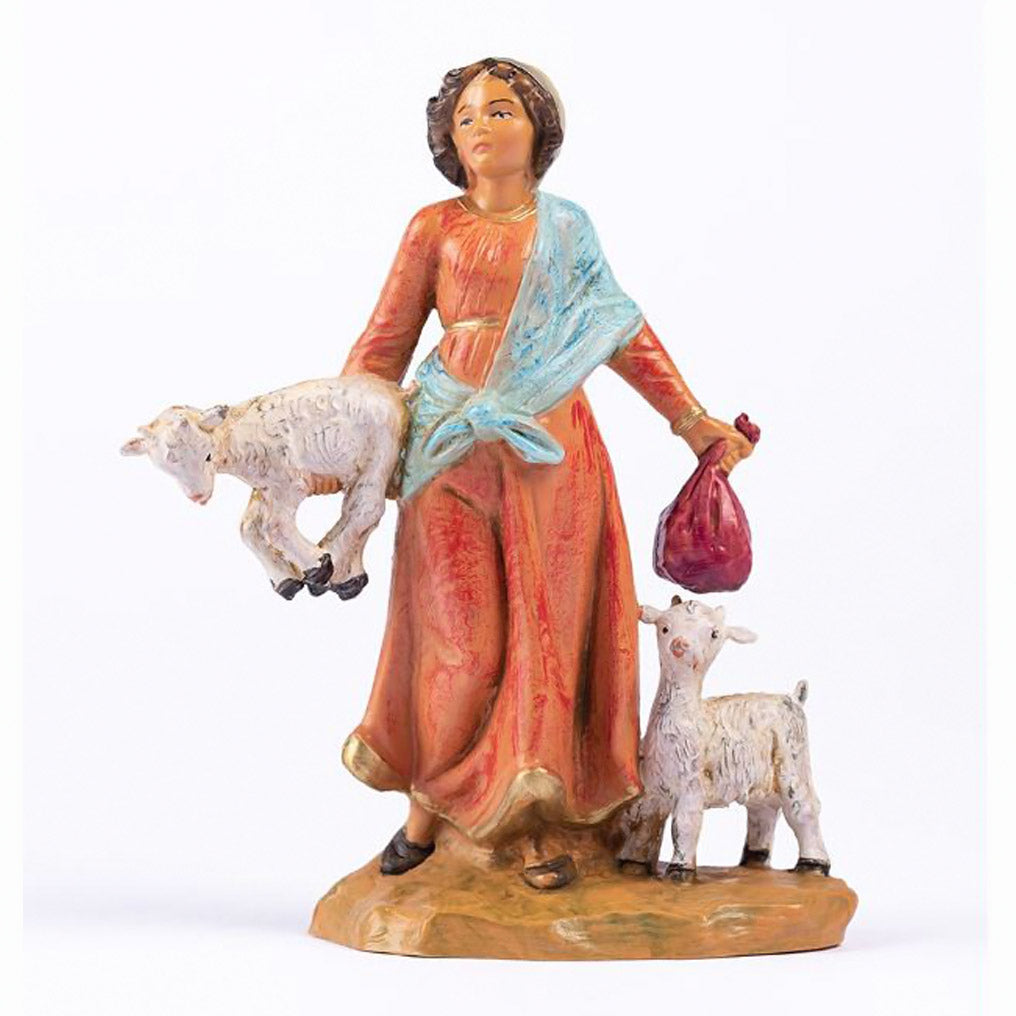Melia, the Goat Herder 5 inch scale Fontanini Figure