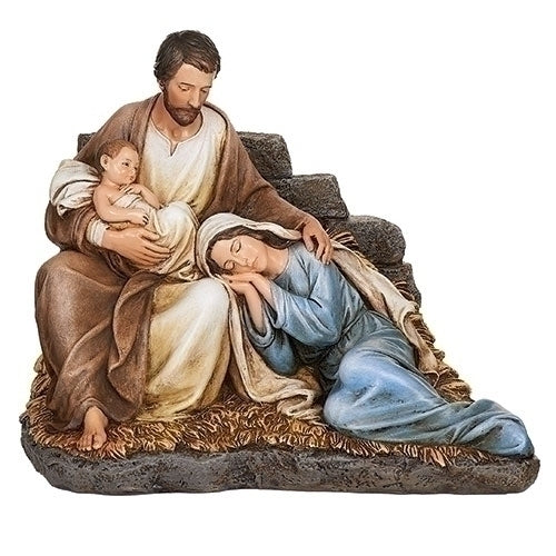 Sleeping Mary with Baby Jesus & Joseph Statue 633316