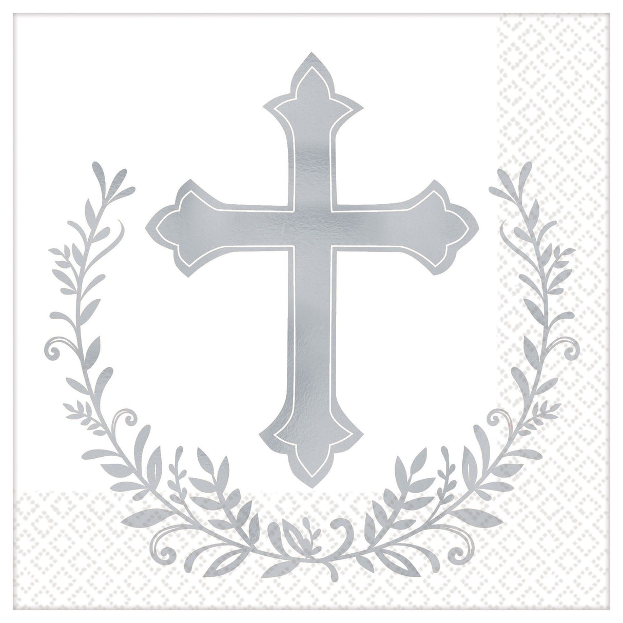 Silver Cross Beverage Napkins 16ct