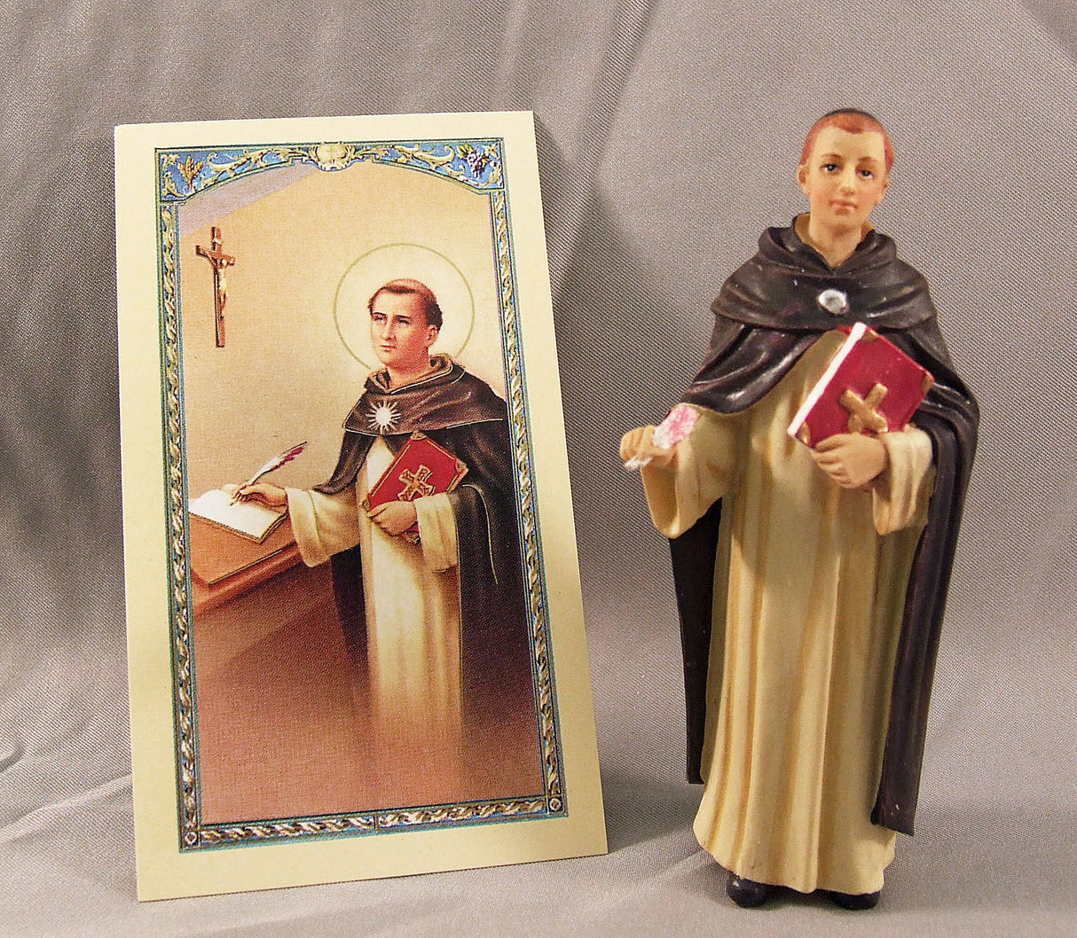 St Thomas Aquinas Gift Boxed 3.5 inch Statue with holy card