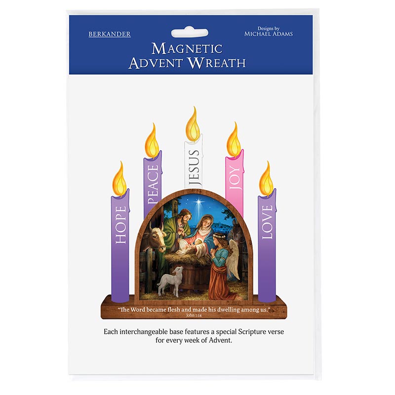 Magnetic Advent Wreath