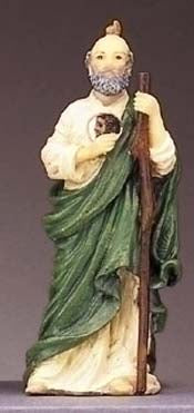 St Jude 4 inch figure boxed figure and holy card