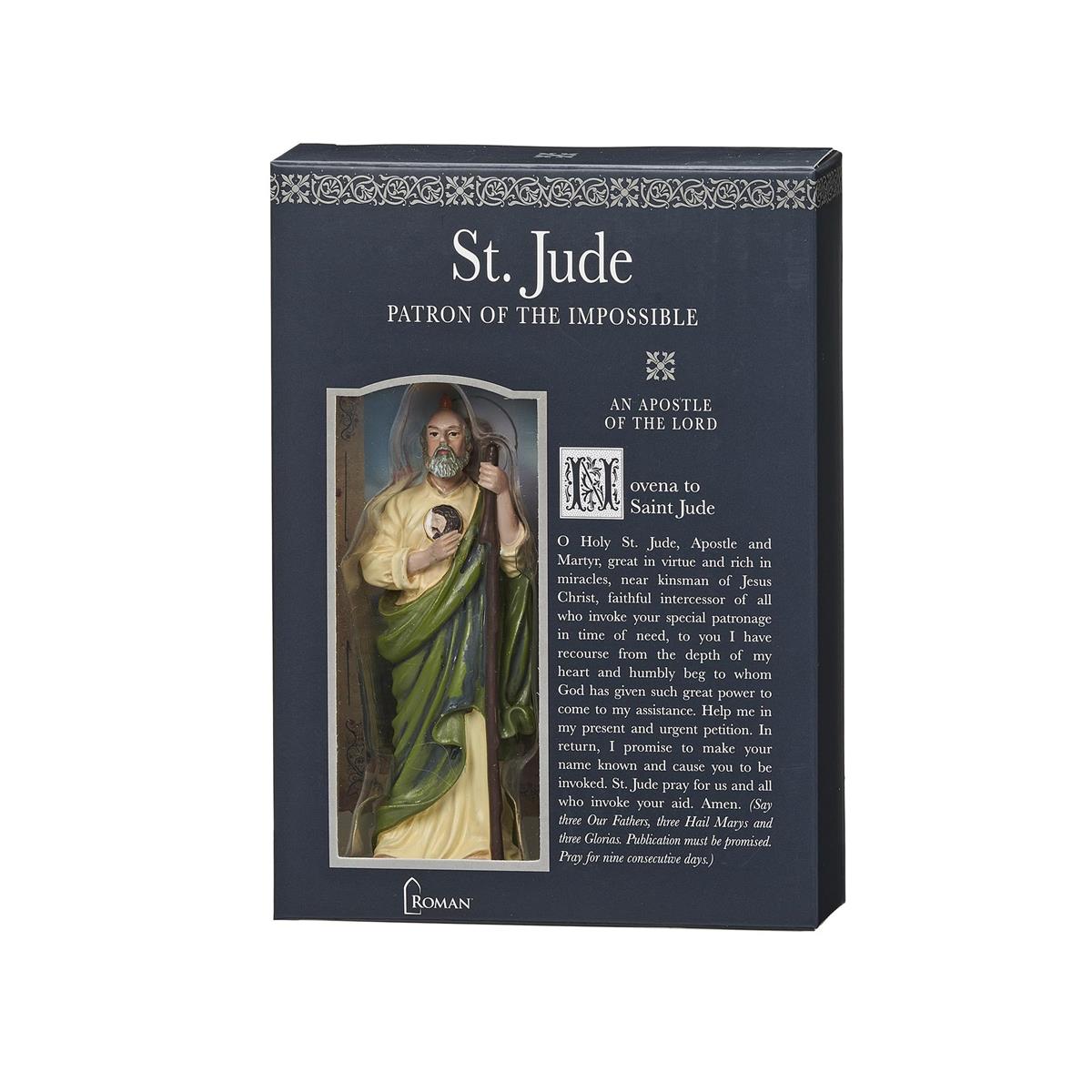 St Jude 4 inch figure boxed figure and holy card